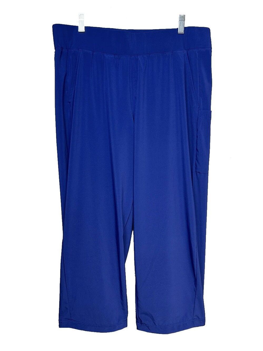 Columbia Women's Lightweight Wide Leg Pants Dark Sapphire XL Active Comfort